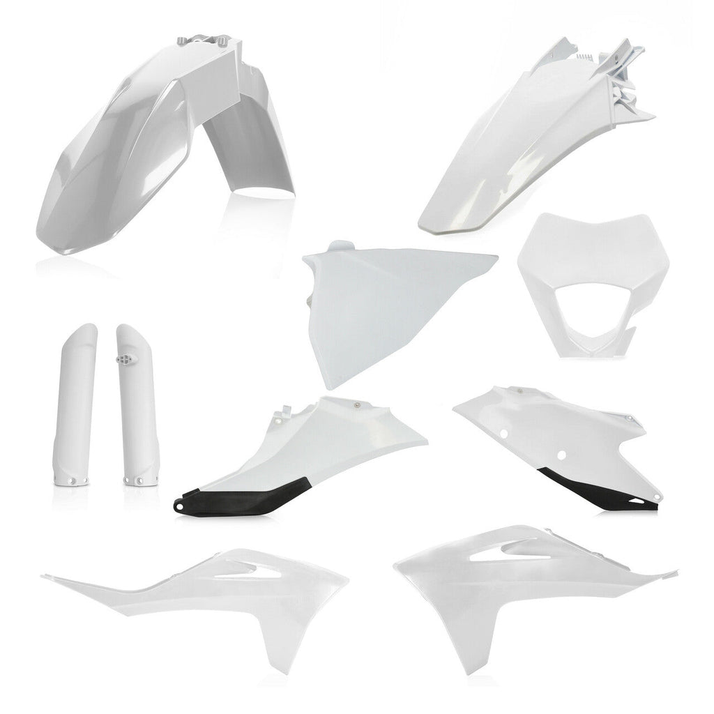 Acerbis Full Plastic Kit Gas White/Black (2872811035)