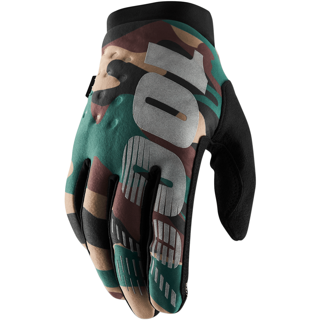100% Gloves Camo / Large 100% Brisker Gloves