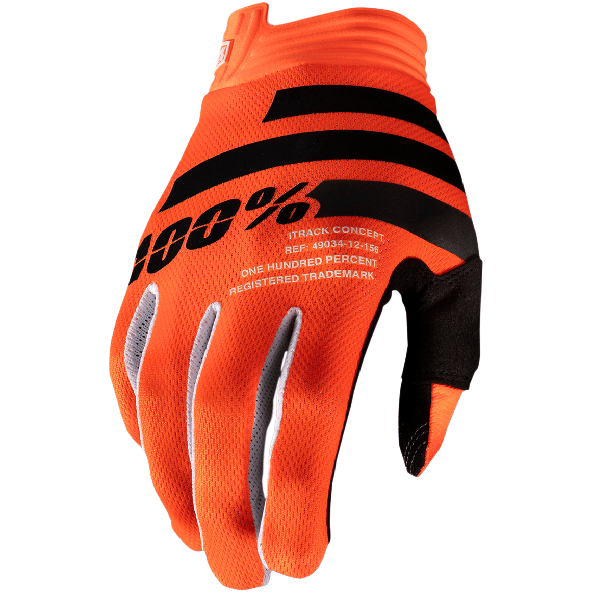 100% Gloves Fluo Orange/Black / Small 100% Youth I-Track Gloves