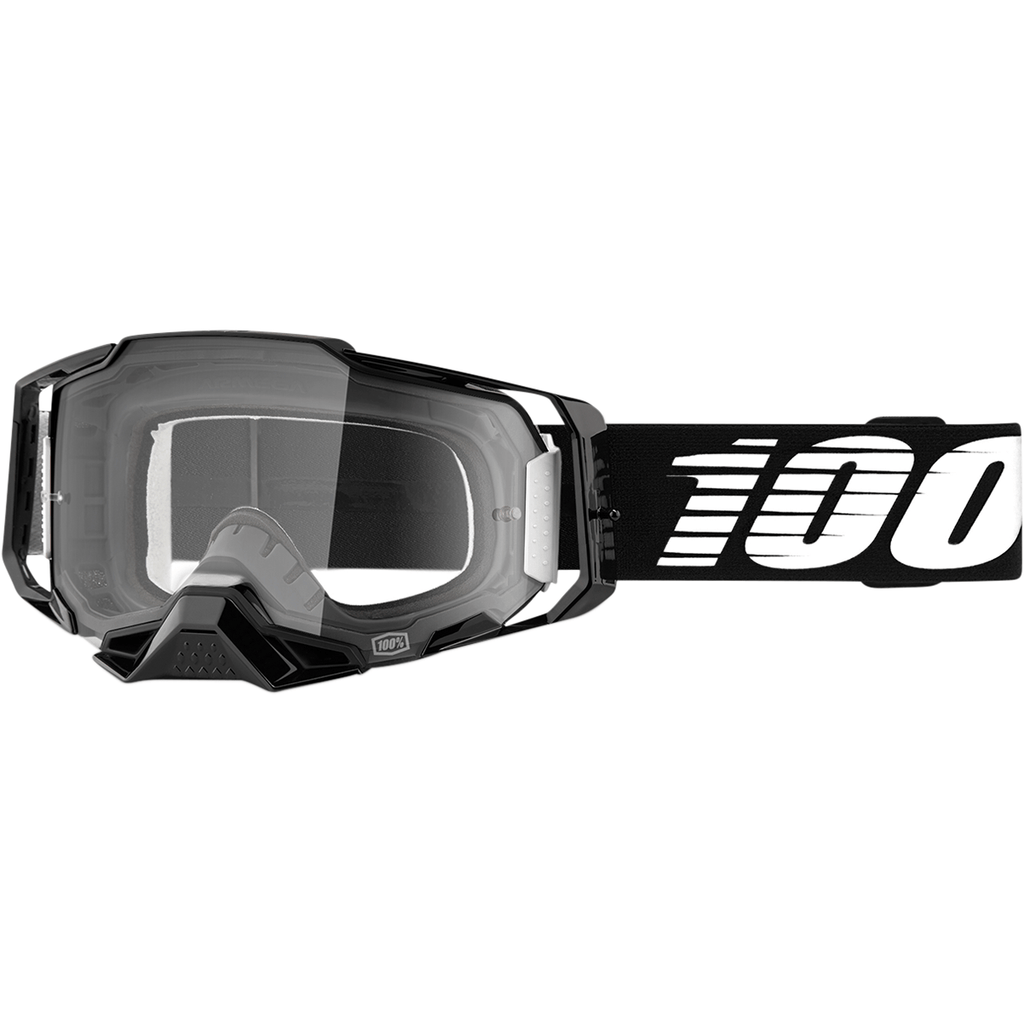 100% Goggle Black - Clear 100% Armega Goggles