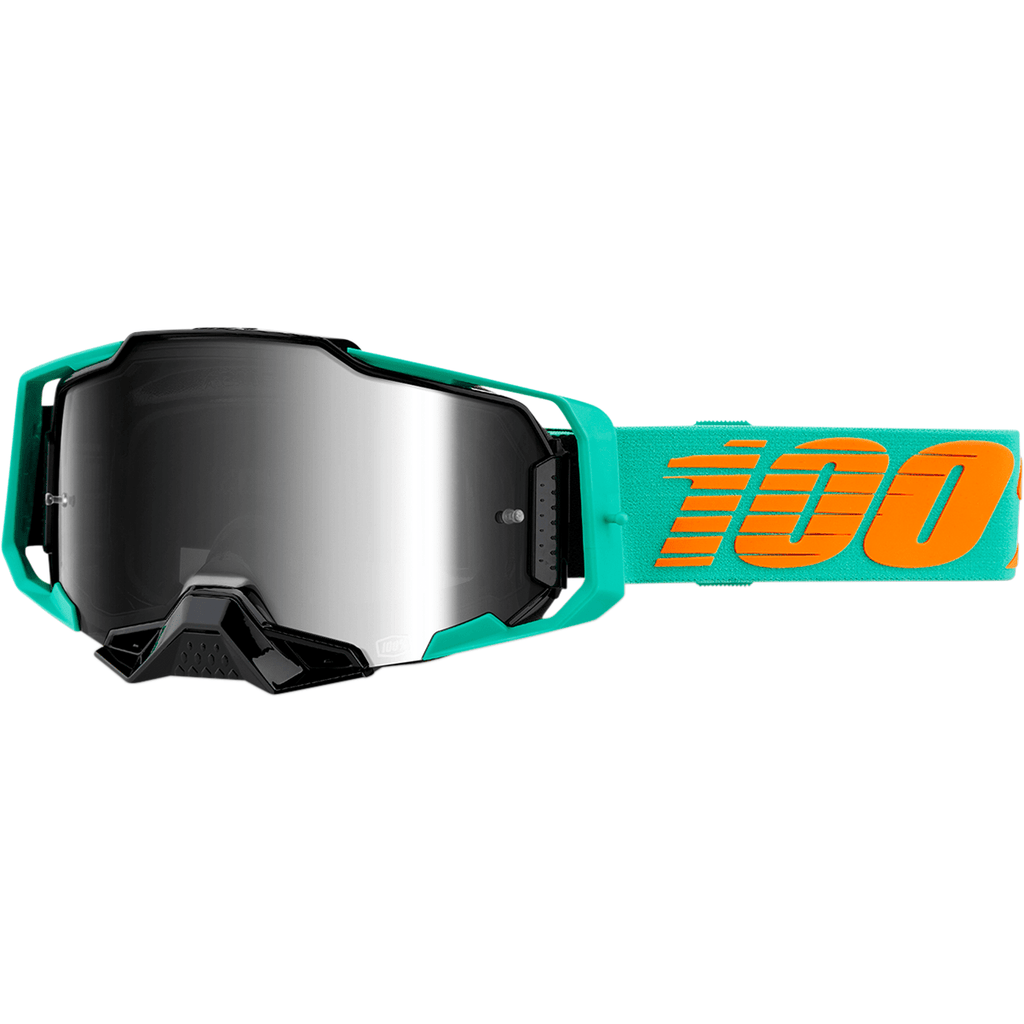 100% Goggle Clark - Silver Flash Mirror 100% Armega Goggles