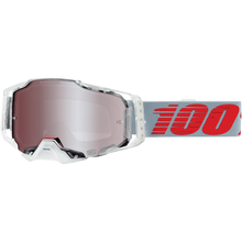 Load image into Gallery viewer, 100% Goggle X-Ray - HiPER Silver 100% Armega Goggles