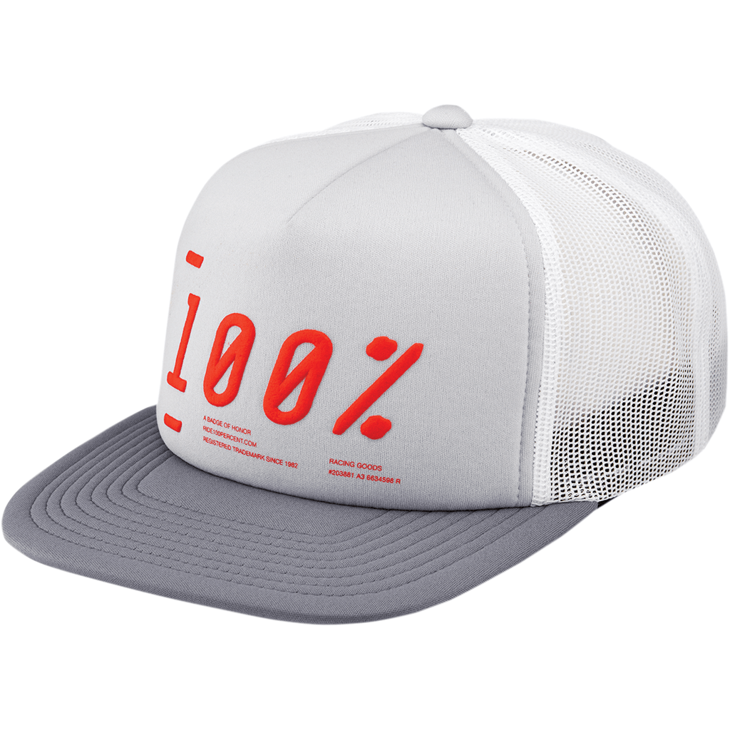 100% Headwear Gray / One Size Fits Most 100% Transfer Hat