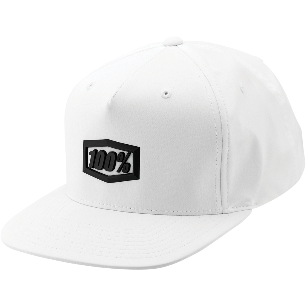 100% Headwear White 100% Enterprise Hat