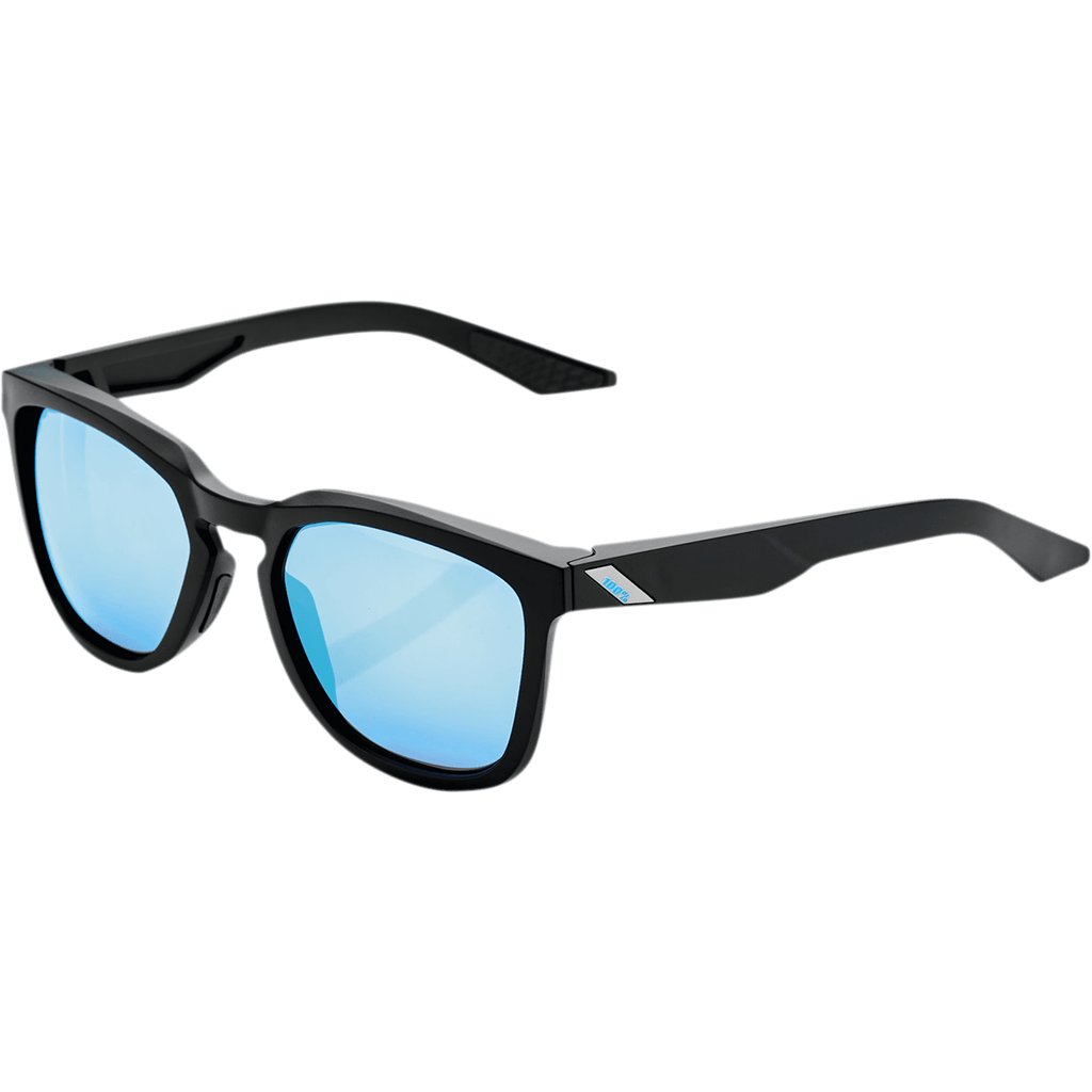 100% Sunglass 100% Hudson Sunglasses - Soft Tact Black - Smoke (2610-1462)