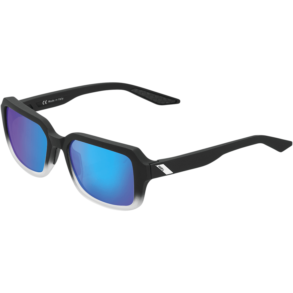 100% Sunglasses Black - Blue 100% Ridely Sunglasses