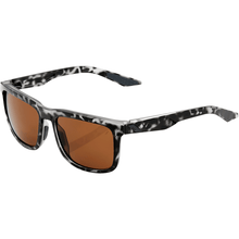 Load image into Gallery viewer, 100% Sunglasses Black Havana - Bronze 100% Blake Sunglasses