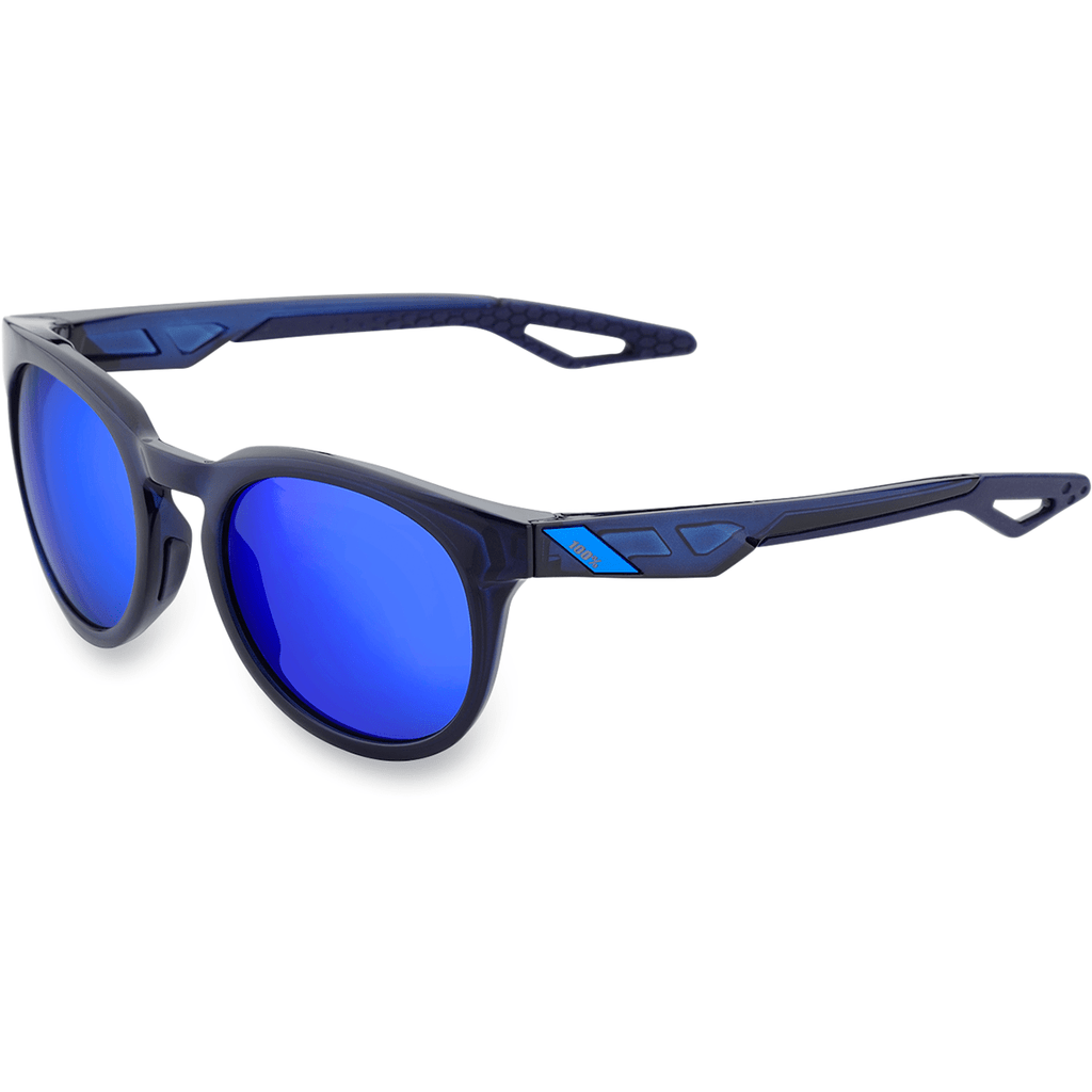 100% Sunglasses Blue - Blue Mirror 100% Campo Sunglasses
