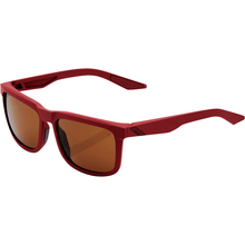 Load image into Gallery viewer, 100% Sunglasses Crimson - Bronze 100% Blake Sunglasses