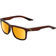 Load image into Gallery viewer, 100% Sunglasses Rootbeer - Gold 100% Blake Sunglasses