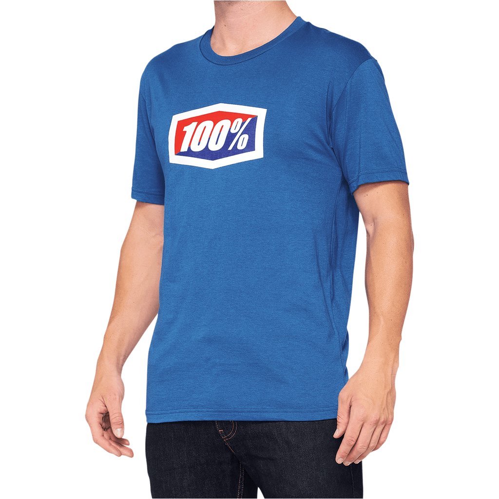 100% T-shirt Blue / 2XL 100% Official T-Shirt