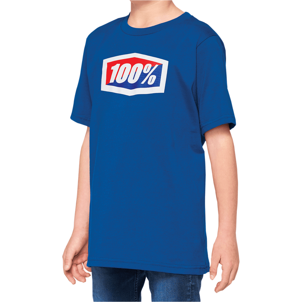 100% T-shirt Blue / Large 100% Youth Official T-Shirt
