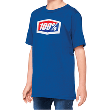 Load image into Gallery viewer, 100% T-shirt Blue / Large 100% Youth Official T-Shirt