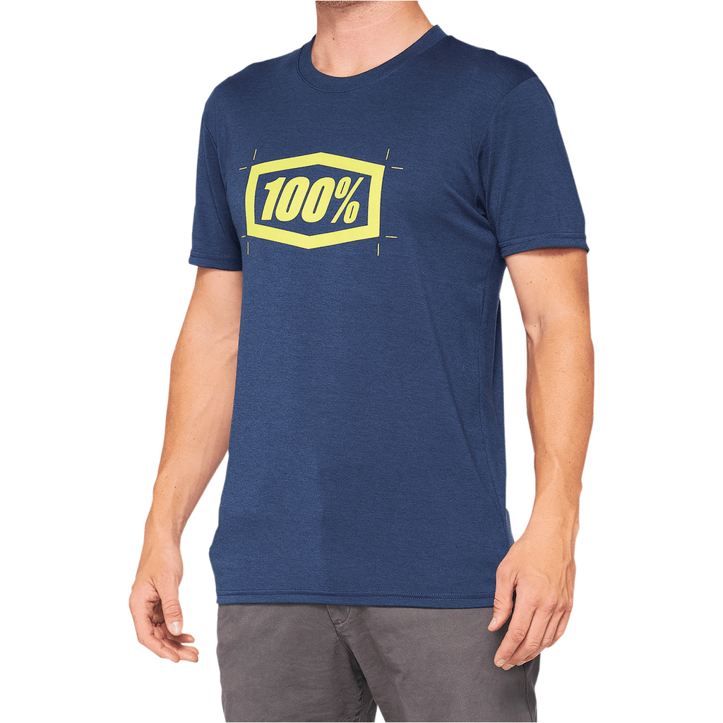 100% T-shirt Navy / Medium 100% Cropped Tech T-Shirt