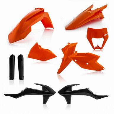 Acerbis Full Plastic Kit Orange/Black Ktm (2733425225)