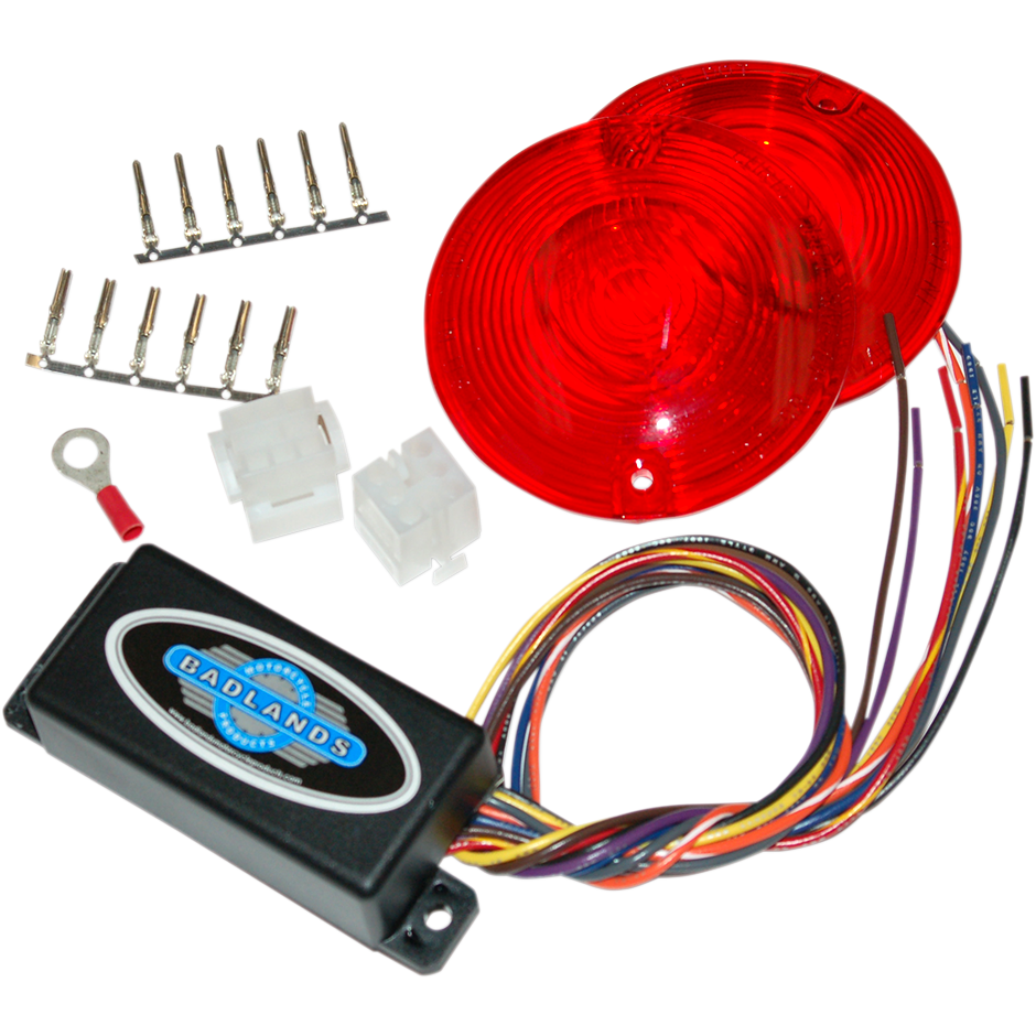 Badlands Plug-In Illuminator with Red Lenses - 8 Pin