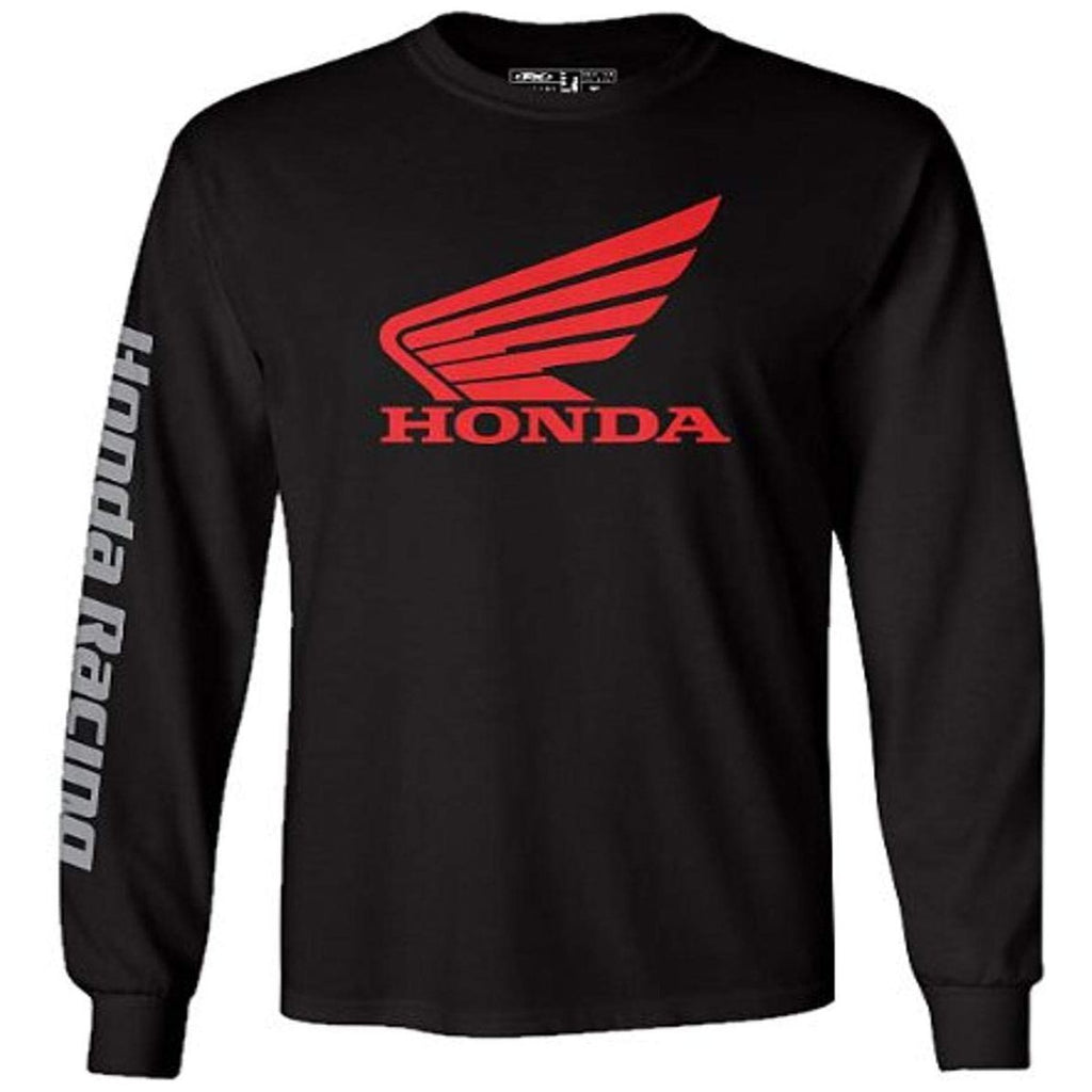 Factory Effex 17-87318 'HONDA' Long Sleeve T-Shirt (Black, XX-Large)