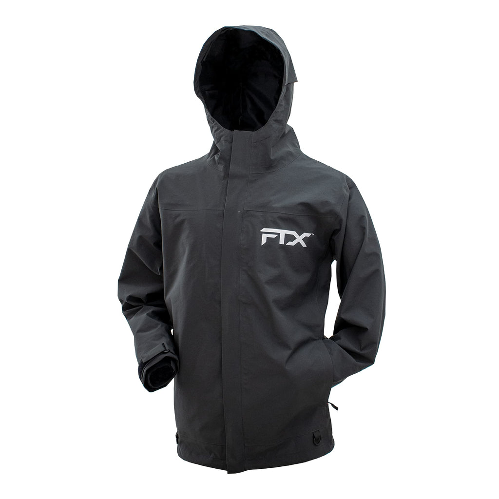 FROGG TOGGS Men's Standard FTX Armor Premium Waterproof Rain, Fishing/Anglers Jacket, Dark Graphite, Medium