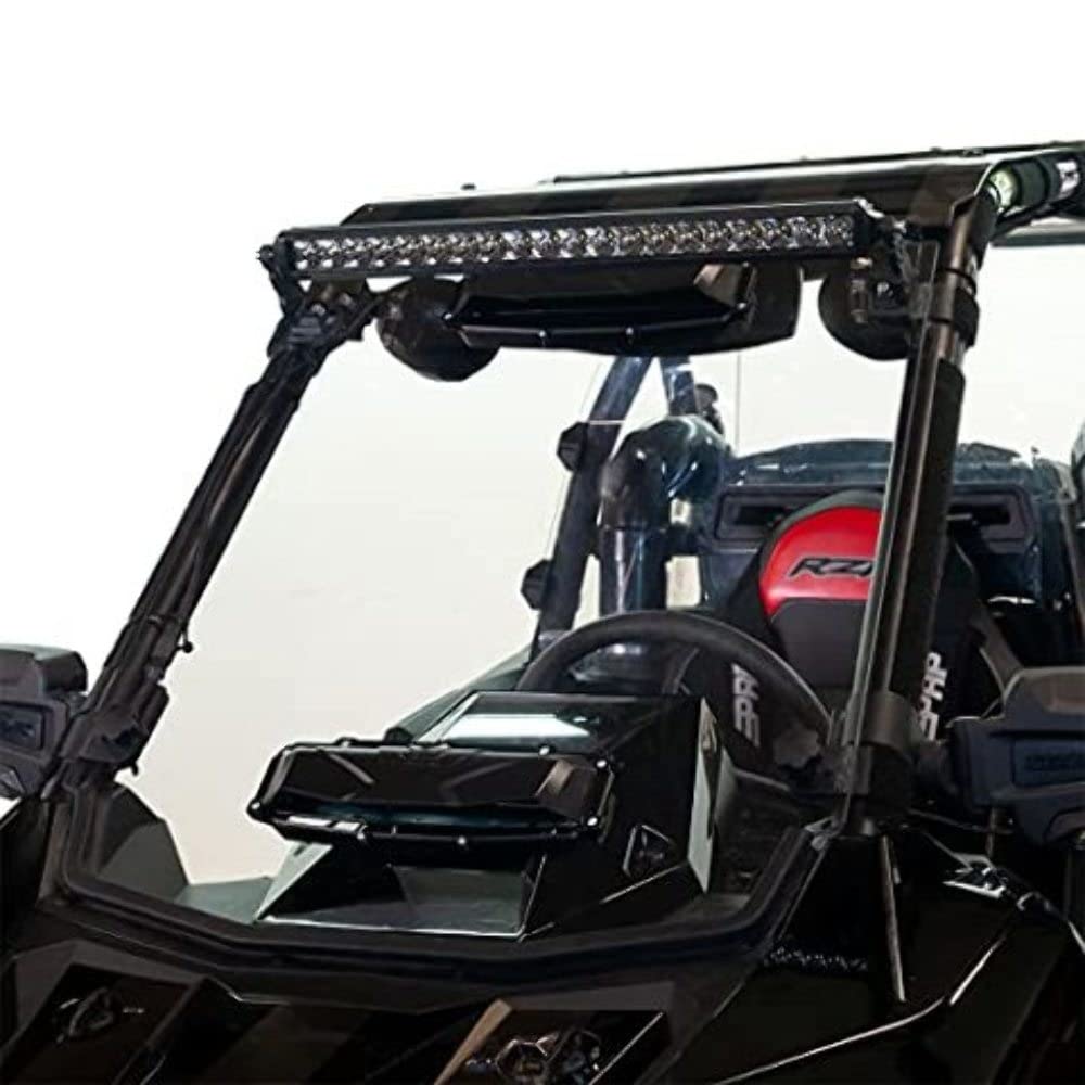 Seizmik UTV Versa-Vent Full Front Windshield Compatible with Polaris RZR RS1 2018-2022 UTV Models | Double Hard Coated | Scratch Resistant Poly | Side by Side Accessories