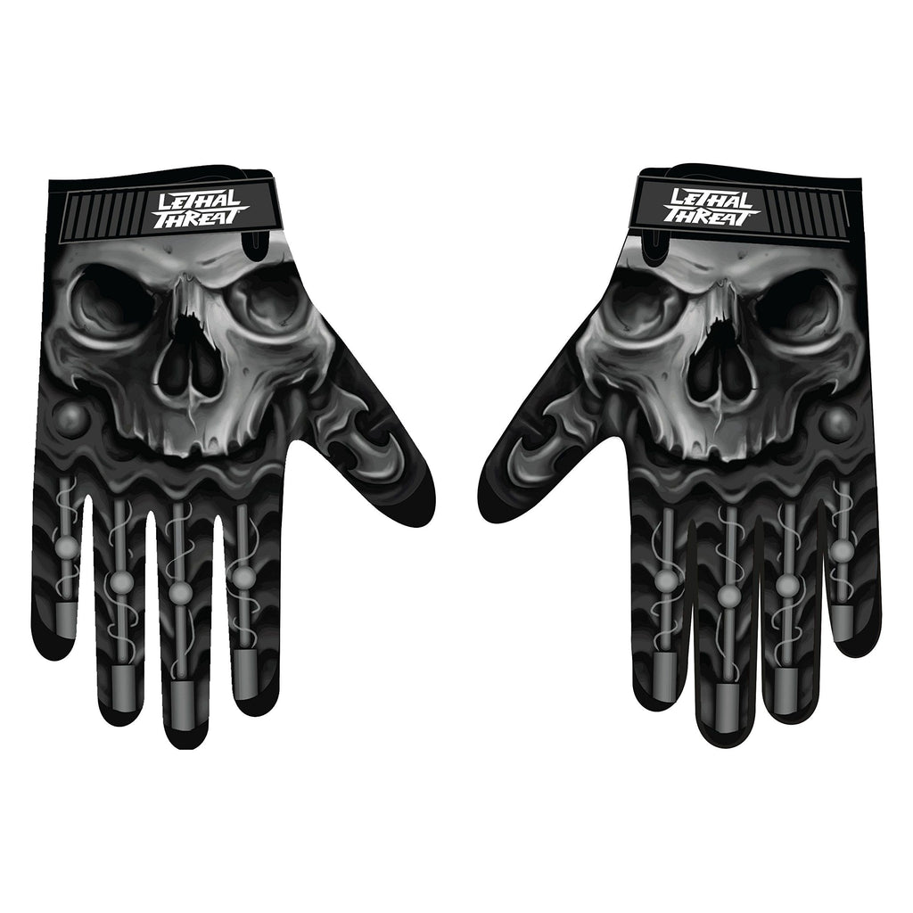 Lethal Threat GL15004M Men's Gloves (Skull Men Hand)(Black, Medium), 1 Pack