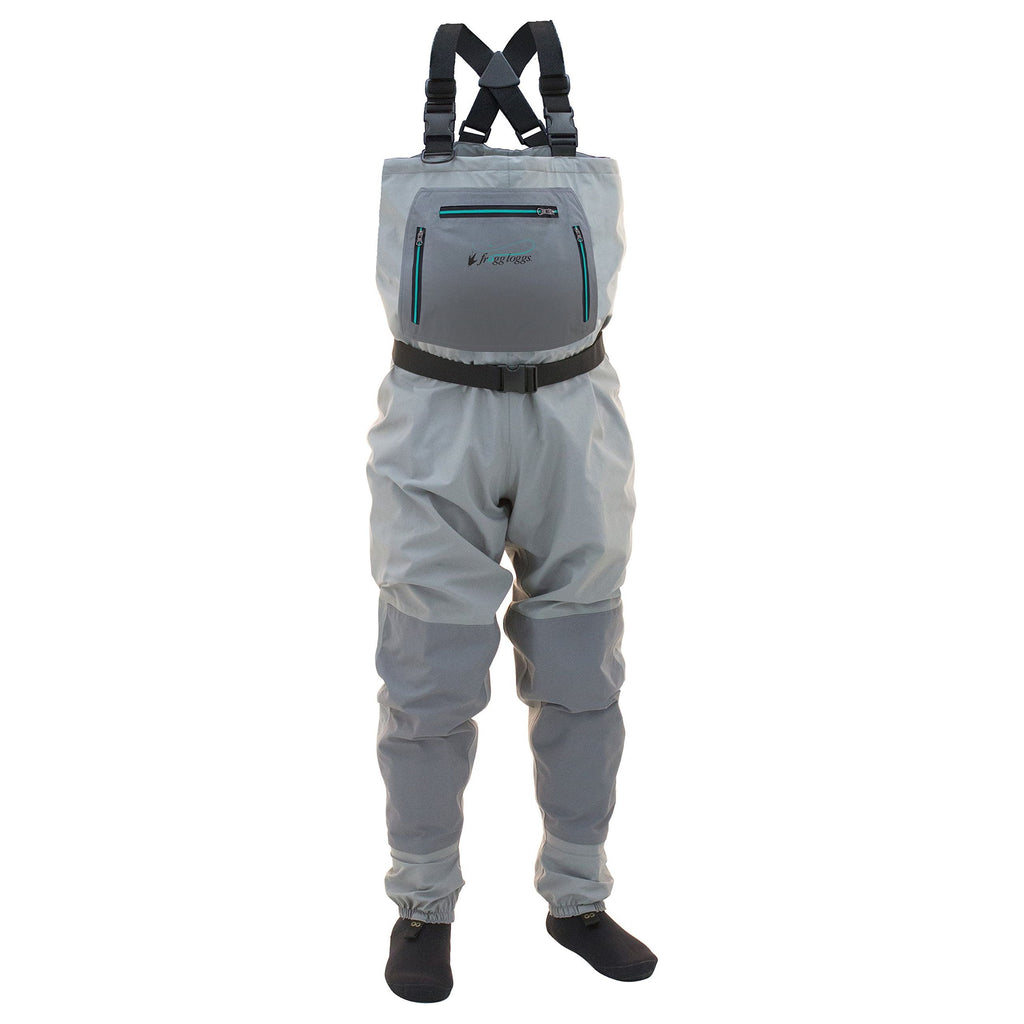 FROGG TOGGS Hellbender Breathable Stockingfoot Chest Wader, Women's, Slate Gray, Size Medium