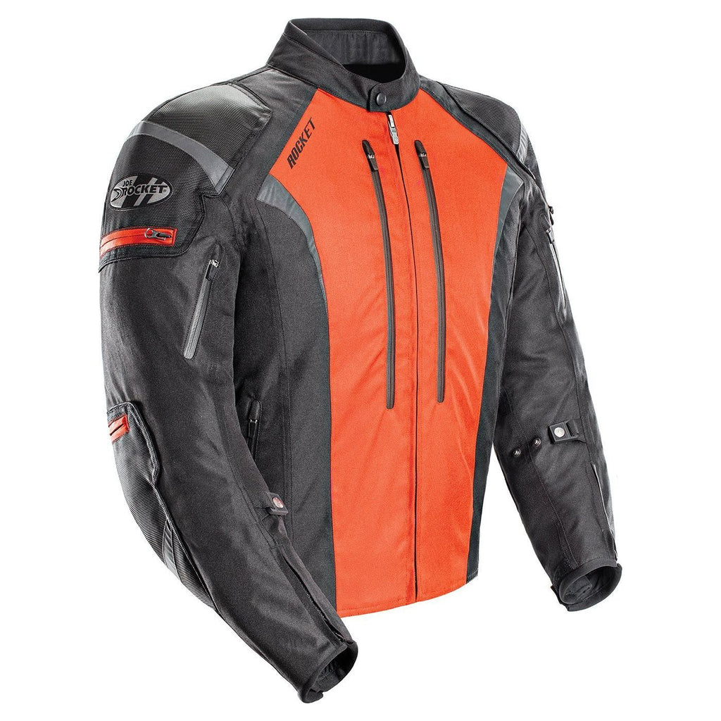 Joe Rocket 1651-5706 Atomic Men's 5.0 Textile Motorcycle Jacket (Orange, XX-Large)