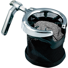 Load image into Gallery viewer, Kuryakyn Chrome Universal Drink Holder with Basket and Perch Mount for 7/8&quot; Handlebars