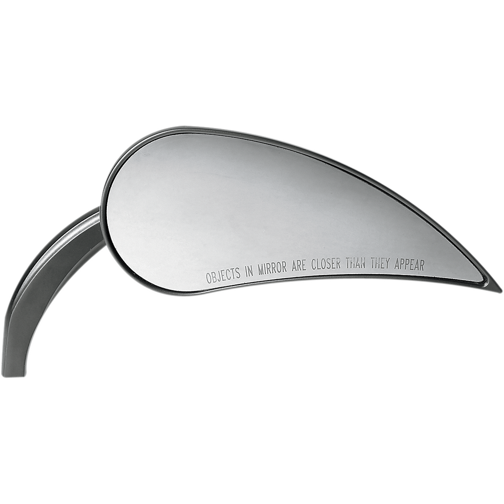 Arlen Ness Rad III Mirror - Tear Drop - Chrome - Left