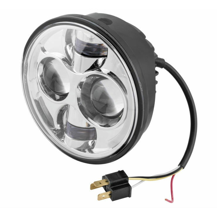 Letric Lighting Co. LED Premium Projector Headlight, Chrome (LLC-LH-5C)