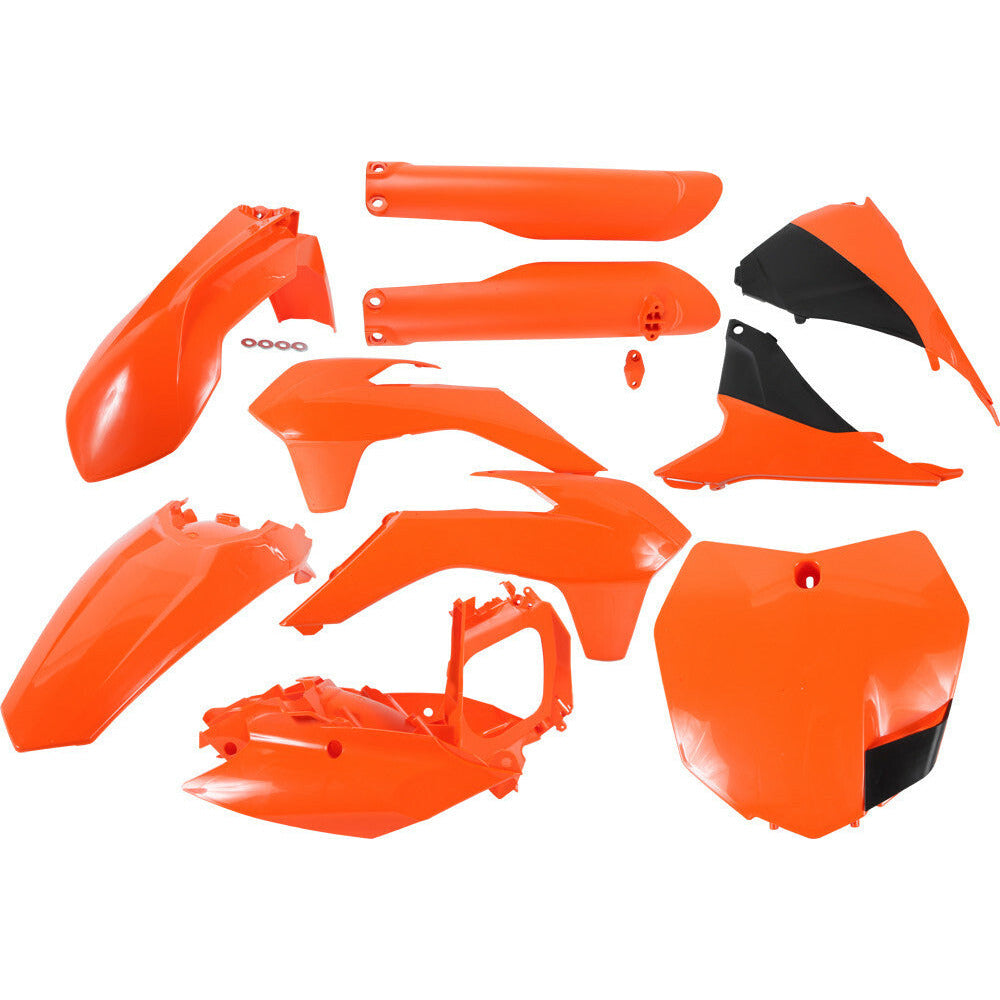 Acerbis Full Plastic Kit Orange/Black (2403091008)