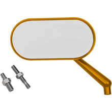 Load image into Gallery viewer, ARLEN NESS Handlebars, Controls, &amp; Mirrors Arlen Ness Oval Mirror - Gold - RIght