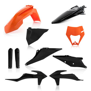 Acerbis Full Plastic Kit Orange/Black Ktm (2791545225)