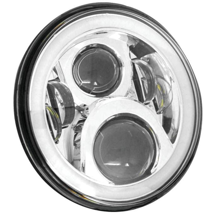 Letric Lighting Co. Letric Lighting Co. LED Headlight with Halo for Indian (LLC-ILHC-7DC)