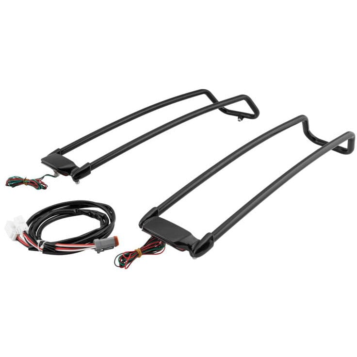Letric Lighting Co. Saddlebags & Accessories Black Letric Lighting Co. Saddlebag Lid Rail Guard