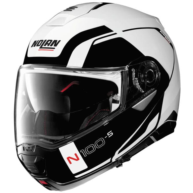 Nolan Helmets Metallic White / 2Xlarge Nolan N100-5 Consistency Helmet