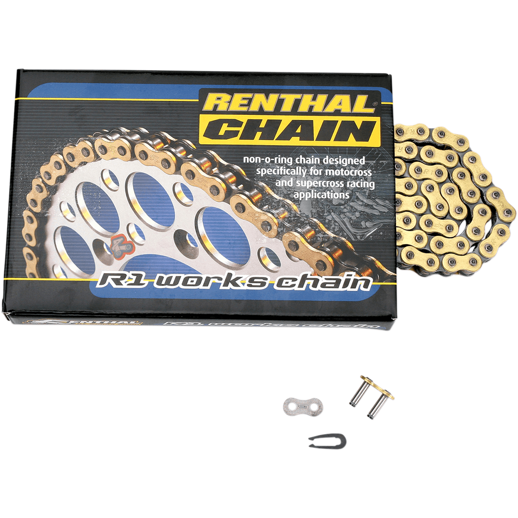 RENTHAL® Accessories 140 Links Renthal 428 R1 - Works Chain