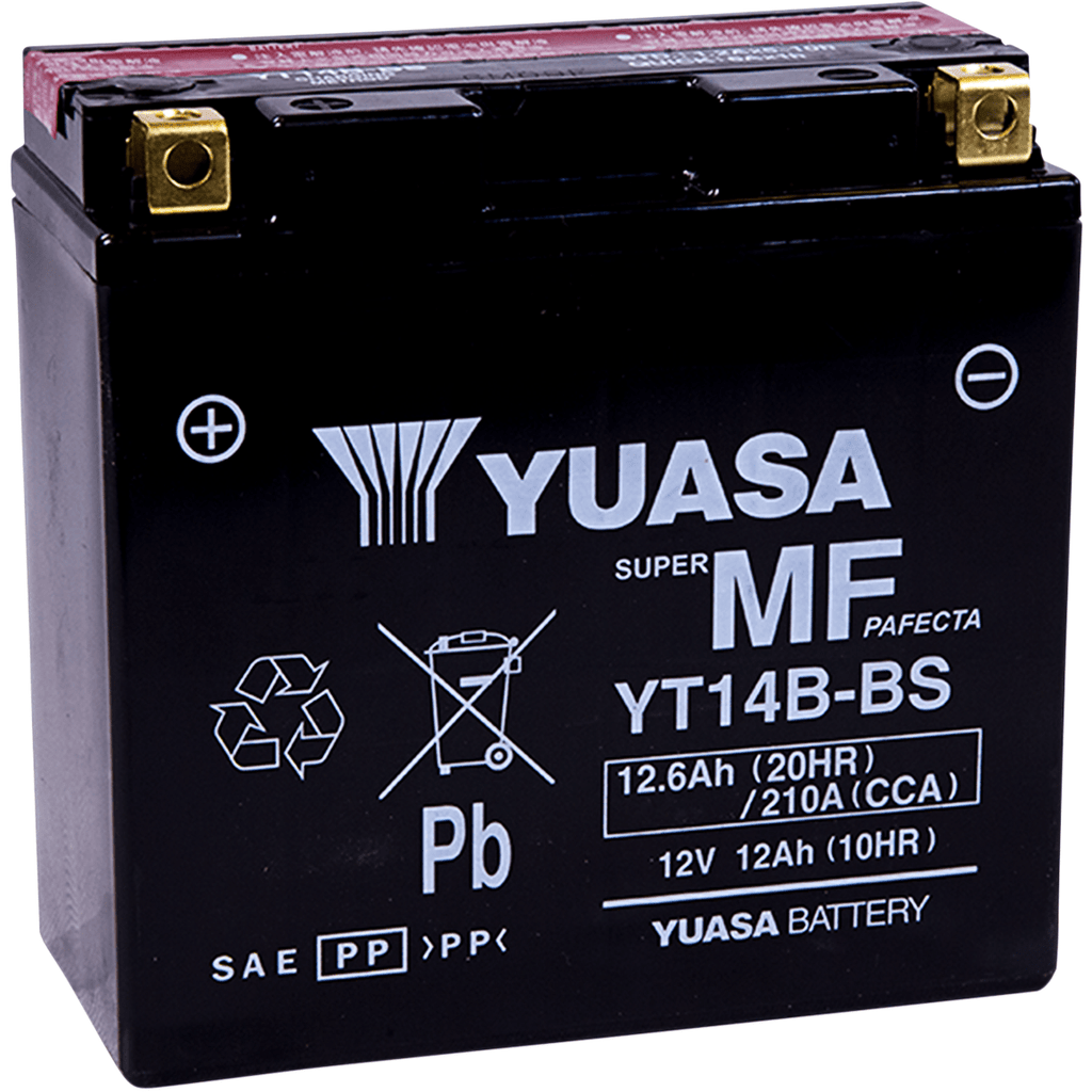 YUASA Electrical & Gauges Yuasa AGM Battery - YT14B-BS .60 L