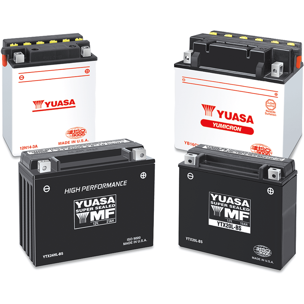YUASA Electrical & Gauges Yuasa AGM Battery - YT14B-BS .60 L