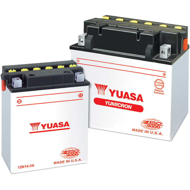 YUASA Electrical & Gauges Yuasa Battery - Y12N7D-3B